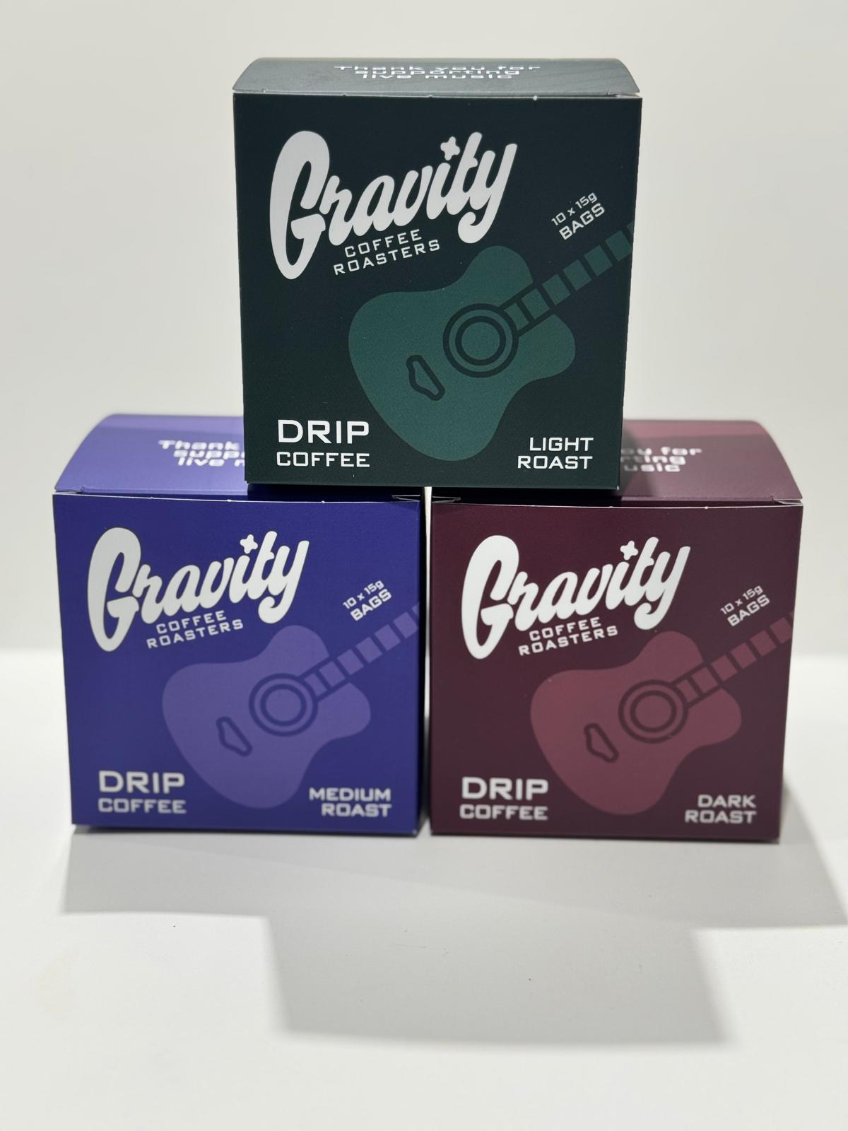 Gravity Drip Coffee Box - All Roast Bundle   SAVE 25%